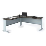 HDL Titan Corner Workstation - 1" Table Top Thickness - 71" Height x 71" Width x 28.8" Depth - Gray Dusk - Thermofused Melamine (TFM) Top Material - 1 Each