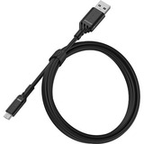OtterBox Micro-USB to USB-A Cable - 3.3 ft Micro-USB/USB Data Transfer Cable - First End: 1 x Micro USB 2.0 - Male - Second End: 1 x USB 2.0 Type A - Male - 480 Mbit/s - Black