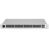 Ubiquiti UniFi Pro 48-Port Switch - 48 Ports - Manageable - 3 Layer Supported - Modular - 60 W Power Consumption - Optical Fiber, Twisted Pair - 1U High - Rack-mountable - 2 Year Limited Warranty