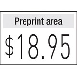 Avery Dennison 1130 Fastening Gun Labels - Permanent Adhesive - White - 2500 / Roll - 25000 Total Label(s) - 10 / Pack