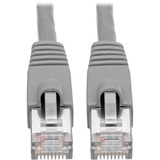 Tripp Lite by Eaton Cat6a 10G Snagless Shielded STP Ethernet Cable (RJ45 M/M) PoE Gray 6 ft. (1.83 m)