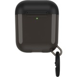 OtterBox Ispra Carrying Case Apple AirPods - Black Hole - Drop Resistant, Scuff Resistant, Damage Resistant, Scratch Resistant - Polycarbonate, Thermoplastic Elastomer (TPE), Zinc Alloy Body - Carabiner Clip