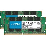 Crucial 16GB (2 x 8GB) DDR4 SDRAM Memory Module - For Notebook - 16 GB (2 x 8GB) - DDR4-3200/PC4-25600 DDR4 SDRAM - 3200 MHz - CL22 - 1.20 V - Non-ECC - Unbuffered - 260-pin - SoDIMM - Lifetime Warranty