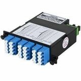 Ortronics 24-Fiber OS2 M4 Cassette With 24 LC Quad Adapters to 2 MPO M- Tier 1 - 24 Port(s) - 24 x...