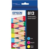 Epson DURABrite Ultra T812 Original Standard Yield Inkjet Ink Cartridge - Combo Pack - CMY - 1 Each