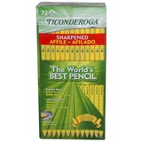 Dixon+Ticonderoga+%232+Pre-sharpened+Pencils%2C+0.7+mm%2C+Yellow%2C+Pack+Of+72+Pencils