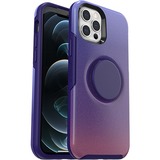 OtterBox iPhone 12 and iPhone 12 Pro Otter + Pop Symmetry Series Case - For Apple iPhone 12, iPhone 12 Pro Smartphone - Violet Dusk - Drop Resistant, Bump Resistant - Polycarbonate, Synthetic Rubber