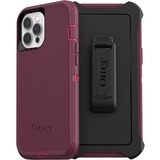 OtterBox Defender Rugged Carrying Case (Holster) Apple iPhone 12 Pro Max Smartphone - Pink - Drop Resistant, Dirt Resistant Port, Scrape Resistant, Bump Resistant, Dust Resistant Port, Lint Resistant Port, Clog Resistant - Belt Clip - 6.58" (167.13 mm) Height x 3.37" (85.60 mm) Width x 0.47" (11.94 mm) Depth - Retail