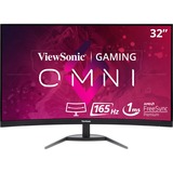 ViewSonic OMNI VX3268-PC-MHD 32 Inch Curved 1080p 1ms 165Hz Gaming Monitor with FreeSync Premium, Eye Care, HDMI and Display Port