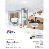 Avery® Sure Feed Printable Glossy White Labels