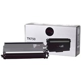 Premium Tone Laser Toner Cartridge - Alternative for Brother TN750 - Black - 1 Each - 8000 Pages