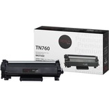 Premium Tone Laser Toner Cartridge - Alternative for Brother TN760 - Black - 1 Each - 3000 Pages