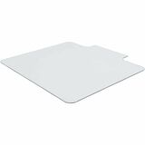 LLR82837 - Lorell Tempered Glass Chairmat with Lip
