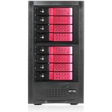 Istarusa JAGE6BT8HDRD-DE Drive Cabinets 8-bay Sas/sata 12gb/s Sff-8644 Trayless Hotswap Jbod Enclosure Jage6bt8hdrdde 846813046183