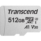 Transcend Usa TS512GUSD300S-A Memory Cards 512gb Microsd W/ Adapter Uhs-i U3 A1 Ts512gusd300s-a Ts512gusd300sa 993269636199