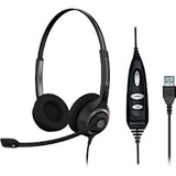Sennheiser 504406 Headsets/Earsets Epos   Sennheiser Sc 260 Usb Ctrl Headset - Stereo - Usb - Wired - 150 Hz - 6.80 Khz - Over-the-head 0615104181168