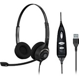 Sennheiser 504406 Headsets/Earsets Epos   Sennheiser Sc 260 Usb Ctrl Headset - Stereo - Usb - Wired - 150 Hz - 6.80 Khz - Over-the-head 615104181168