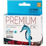 Premium Ink Inkjet Ink Cartridge - Alternative for Brother LC103CS - Cyan - 1 Pack - 600 Pages