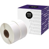 Premium Tape Address Labels - Alternative for Dymo 30252 - 1-1/8" x 3-1/2" (28 mm x 89 mm) - Black on White - 350 Labels / Roll - 2 Rolls / Pack - 1 Pack