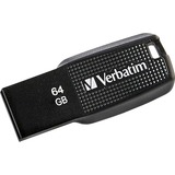Verbatim+64GB+Ergo+USB+Flash+Drive+-+Black