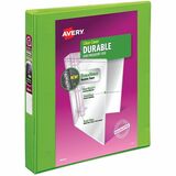 Avery+Durable+View+3+Ring+Binder%2C+1%22+Slant+Rings%2C+Chartreuse