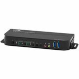 Tripp Lite by Eaton 2-Port HDMI/USB KVM Switch - 4K 60 Hz HDR HDCP 2.2 IR USB Sharing USB 3.0 Cables