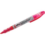 Offix Highlighter - Fine Marker Point - Chisel Marker Point Style - Pink Liquid Ink - 1 Each