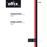 Offix Laminating Pouch - Sheet Size Supported: Letter 8.50" (215.90 mm) Width x 11" (279.40 mm) Length - Laminating Pouch/Sheet Size: 5 mil Thickness - 50 / Pack