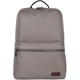 bugatti Contrast Carrying Case (Backpack) for 14" to 15.6" Notebook - Gray - Vegan Leather Body - Shoulder Strap, Handle, Trolley Strap - 16" (406.40 mm) Height x 12" (304.80 mm) Width x 4.25" (107.95 mm) Depth - 1 Each