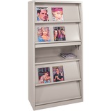 Perfix Metal Magazine Display - Beige - Metal - 1 Each