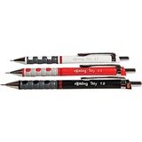 Rotring Tikky Mechanical Pencil - HB Lead - 0.5 mm Lead Diameter - Black Plastic, Brown Barrel - 1 Each