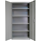 Perfix Supply Cabinet - 36" x 18" x 72" - Adjustable Shelf - Gray