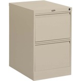 Offices To Go 2 Drawer Legal Width Vertical File - 18.2" x 25" x 29" - 2 x Drawer(s) for File - Legal - Vertical - Ball-bearing Suspension, Lockable, Pull-out Drawer - Black