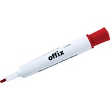 Offix Dry Erase Whiteboard Marker - Chisel Marker Point Style - Red - 1 Each