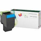 EcoTone Toner Cartridge - Remanufactured for Lexmark 71B10C0 - Cyan - 2300 Pages - 1 Pack