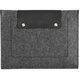 Pendaflex Carrying Case (Sleeve) Tablet - Charcoal Gray, Black - Dust Resistant, Scratch Resistant, Smudge Resistant - Vegan Leather, Felt, Faux Leather Body - 11.13" (282.58 mm) Height x 14" (355.60 mm) Width x 1" (25.40 mm) Depth - 1 Pack
