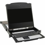 Tripp Lite by Eaton 8-Port NetDirector DisplayPort KVM Switch Console with 17 in. LCD Dual Rail 1U Rack-Mount