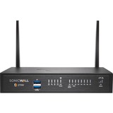 SonicWall TZ270W Network Security/Firewall Appliance - 8 Port - 10/100/1000Base-T - Gigabit Ethernet - Wireless LAN IEEE 802.11ac - DES, 3DES, MD5, SHA-1, AES (128-bit), AES (192-bit), AES (256-bit), WPA, WPA2, WEP, TKIP - 8 x RJ-45 - Desktop, Rack-mountable - TAA Compliant
