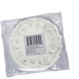 DBLG Import 4" Round White Doilies