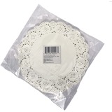 DBLG Import 6.5" Round White Doilies