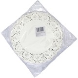DBLG Import 8.5" Round White Doilies