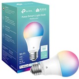 Kasa Smart WiFi Light Bulb, Multicolor - 9 W - 120 V AC - 800 lm - Multicolor Light Color - E26 Base - 4040.3F (2226.8C), 11240.3F (6226.8C) Color Temperature - 90 CRI - 220 Beam Angle - Alexa, Google Assistant, SmartThings Suppor