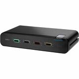 Belkin Universal 2nd Gen Secure KVM Switch, 4-Port Dual Head w/ CAC - 4 Computer(s) - 1 Local User(s) - 3840 x 2160 - 11 x USBHDMI - Desktop, Under TableDisplayPort - TAA Compliant