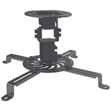 Manhattan 461184 Mounting Kits Projector Universal Ceiling Mount, Max 13.5kg, Black, Box 766623461184