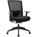 Lorell+Mesh+Mid-back+Office+Chair