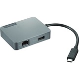 Lenovo USB-C Travel Hub Gen2 - for Monitor - USB Type C - USB Type-C - Network (RJ-45) - HDMI - VGA - Wired