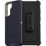 OtterBox Defender Rugged Carrying Case (Holster) Samsung Galaxy S21+ 5G Smartphone - Varsity Blue - Dirt Resistant Port, Dust Resistant Port, Lint Resistant Port, Drop Resistant, Scrape Resistant, Bump Resistant - Plastic Body - Belt Clip