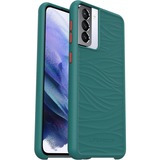 OtterBox Galaxy S21+ 5G WAKE Case - For Samsung Galaxy S21+ 5G Smartphone - Mellow wave pattern - Down Under (Green/Orange) - Drop Proof - Plastic
