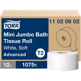 TORK+Soft+Mini+Jumbo+Toilet+Paper+Roll+White+T2