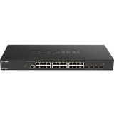 D-Link DXS-1210-28T Ethernet Switch - 24 Ports - Manageable - 3 Layer Supported - Modular - Optical Fiber, Twisted Pair - Rack-mountable, Desktop - Lifetime Limited Warranty